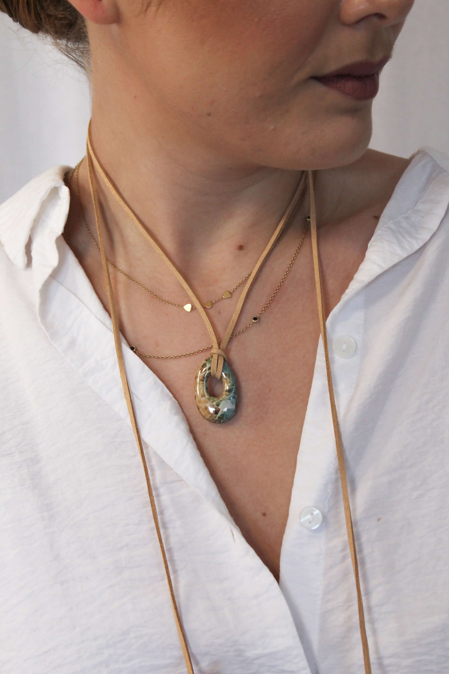 collar multiposicion ovalo