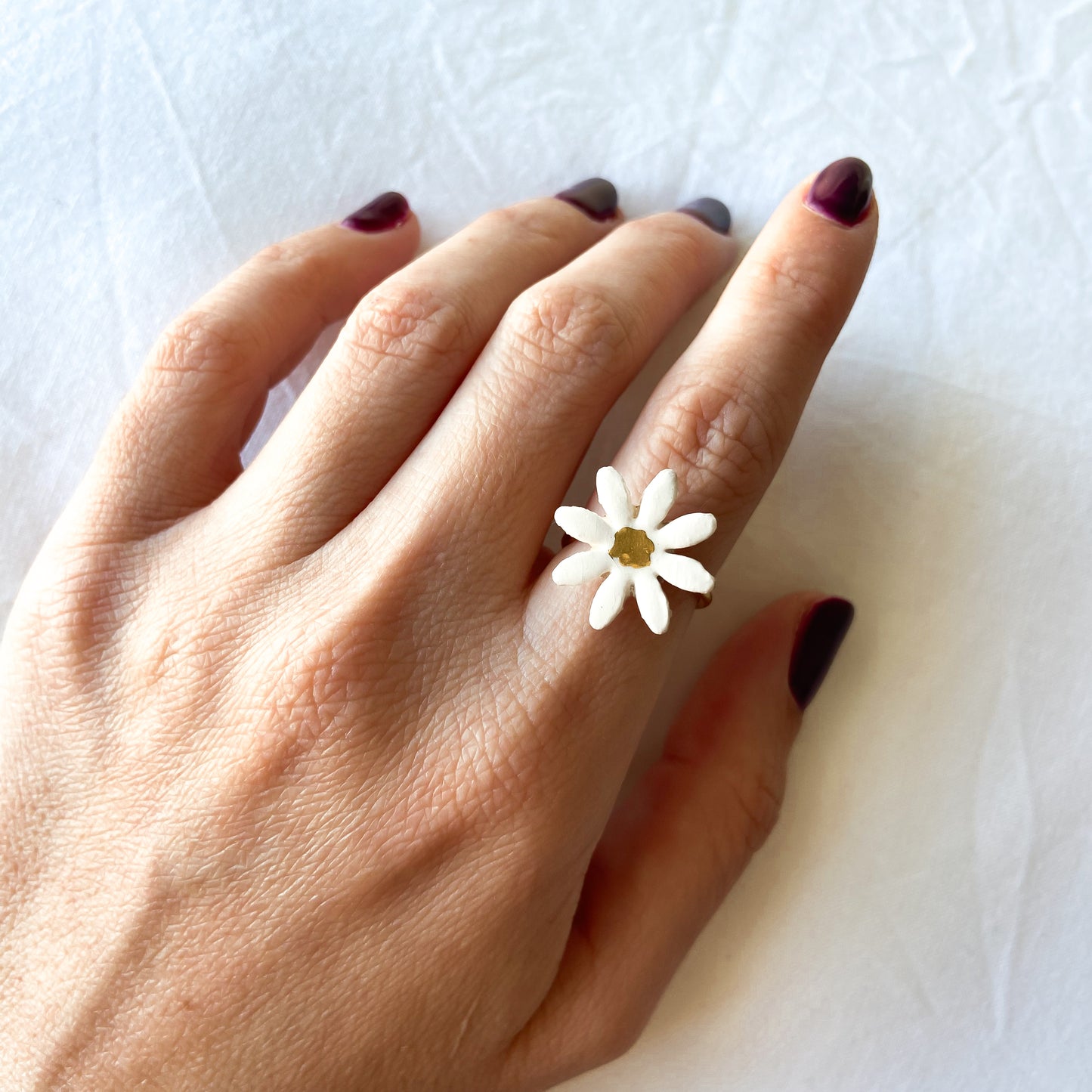 Anillo margarita gold
