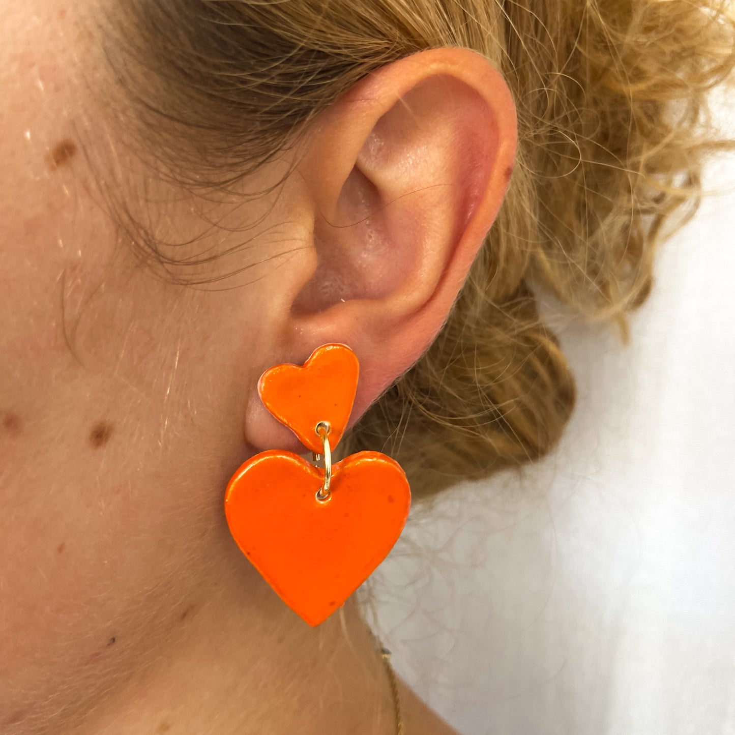 Corazón naranja
