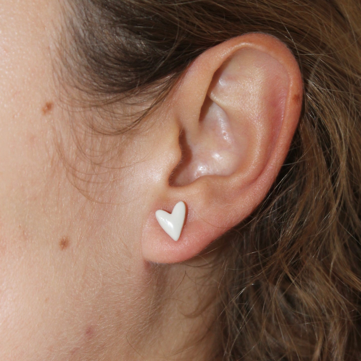 Corazón mini blanco