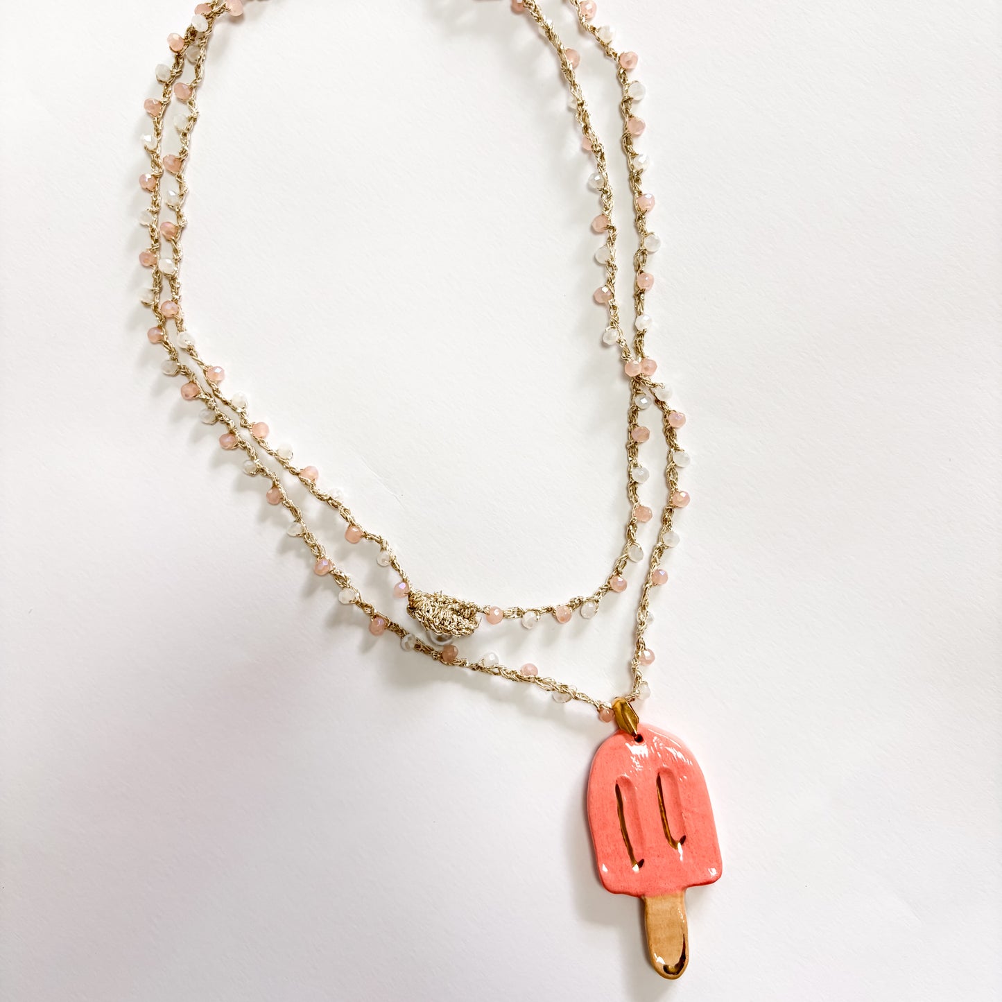 Collar helado naranja