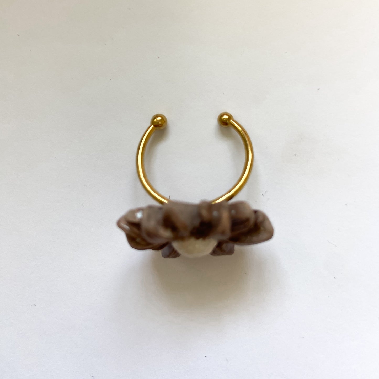 Margarita cerámica marrón