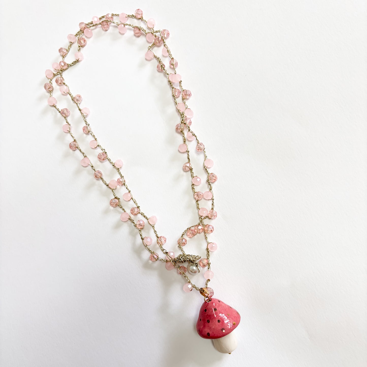 Collar cerámica seta
