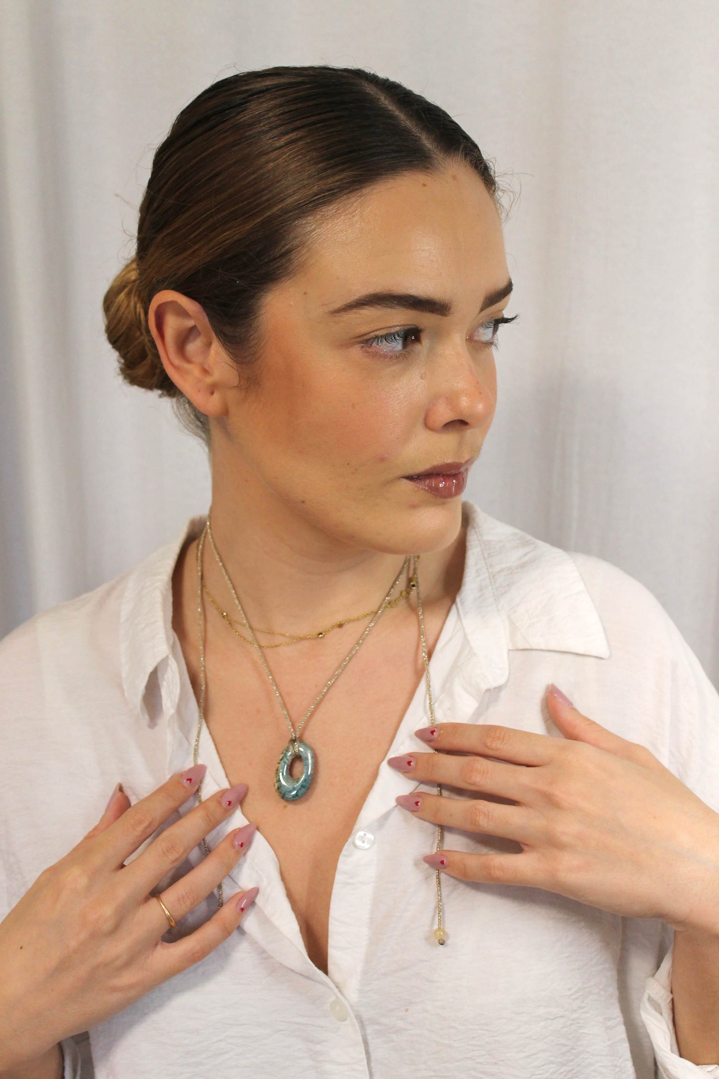 collar multiposicion ovalo