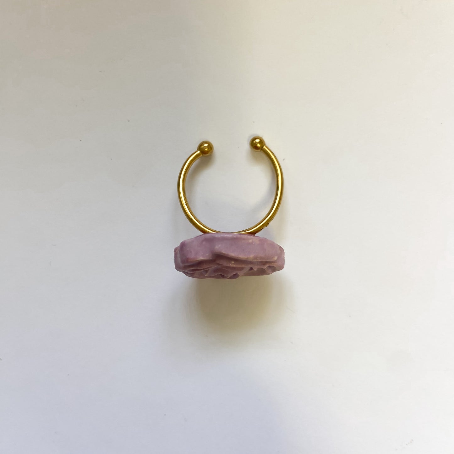 Mini rosa cerámica rosa