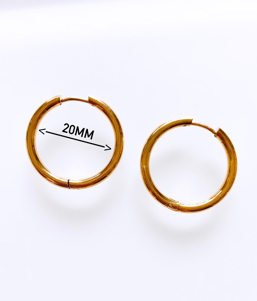 Arito acero inoxidable dorado