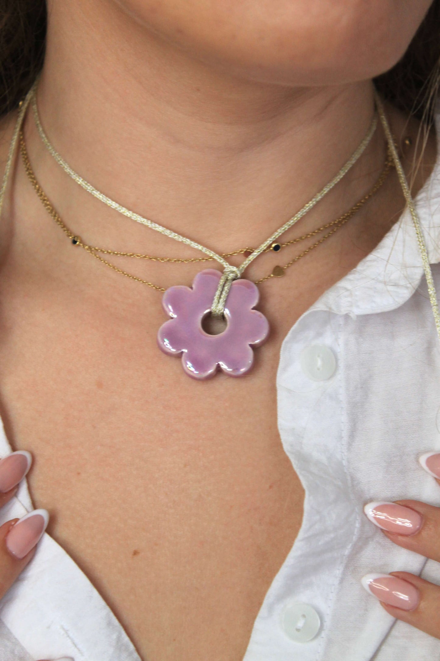 collar multiposicion lila