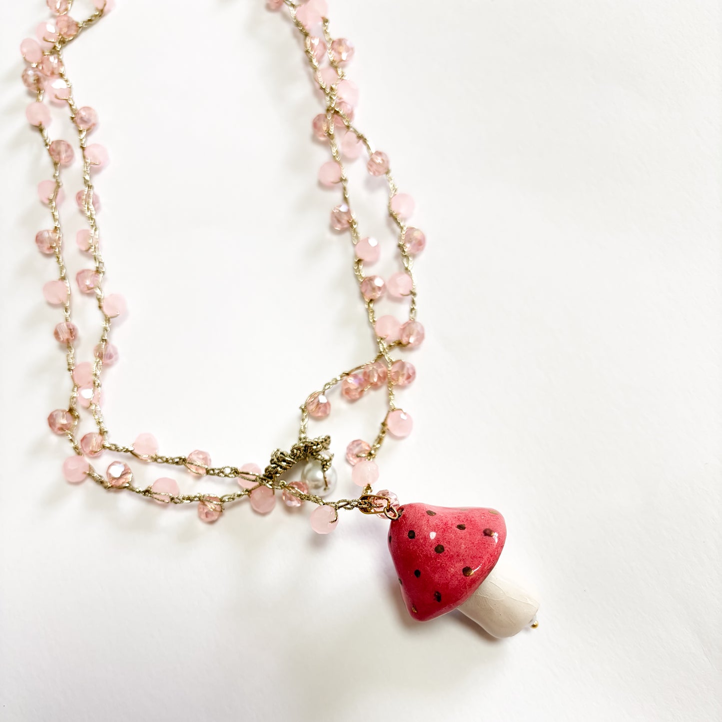 Collar cerámica seta