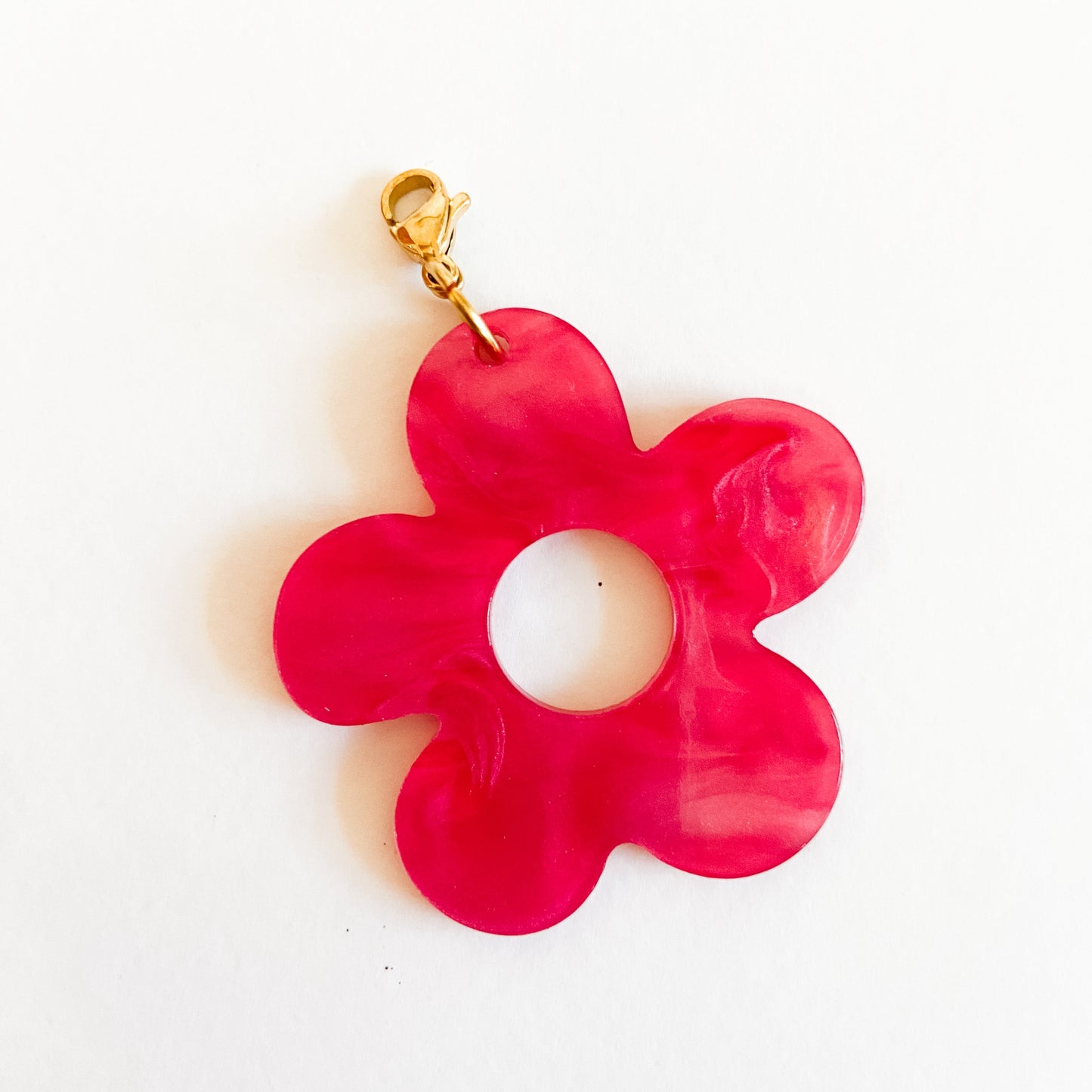 Charm flor rosa