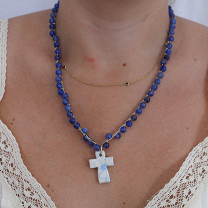 Collar mini cruz