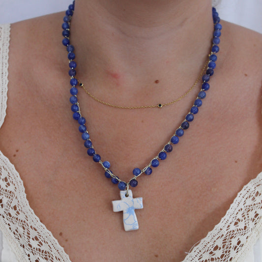 Collar mini cruz