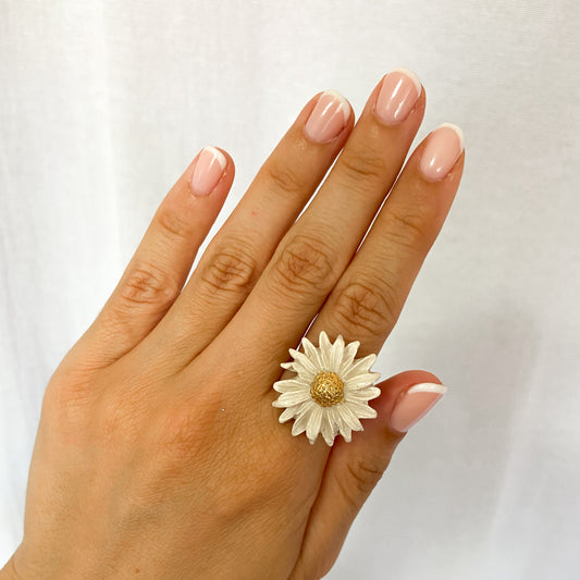Anillo margarita gold