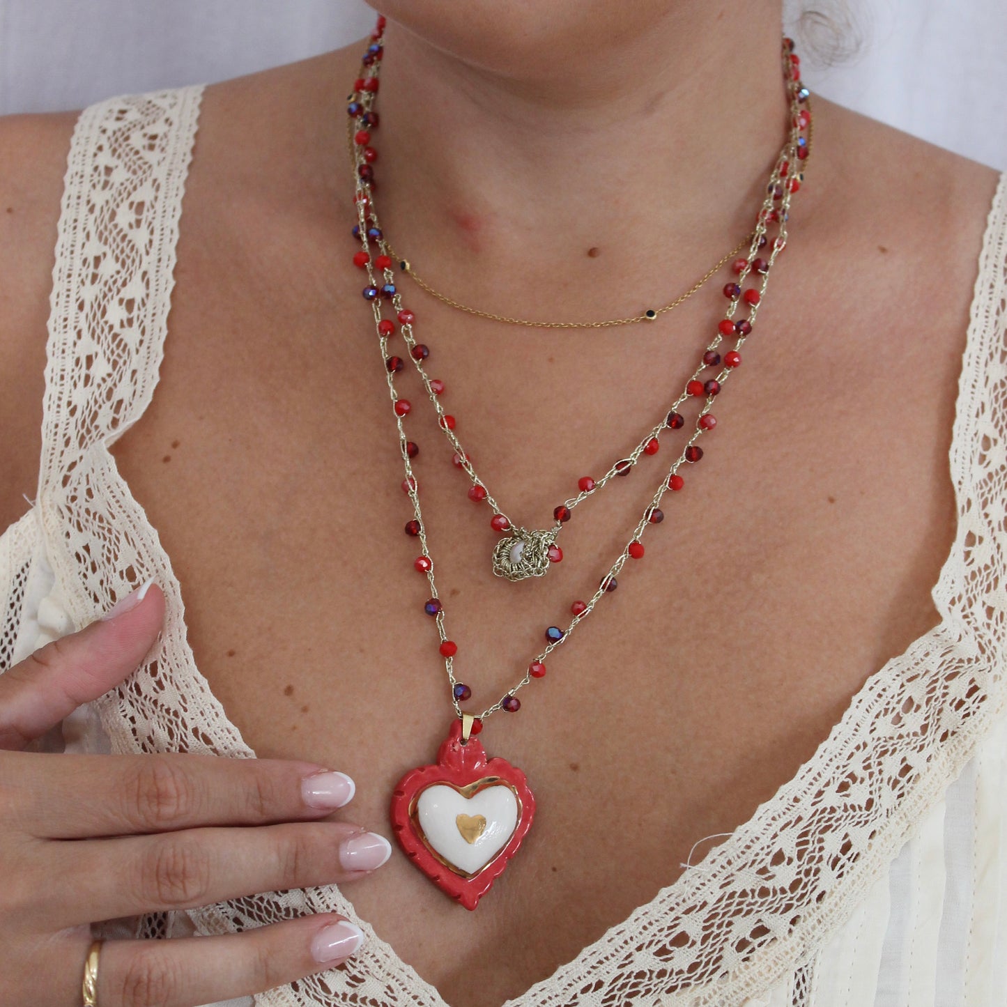 Collar corazón