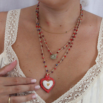 Collar corazón
