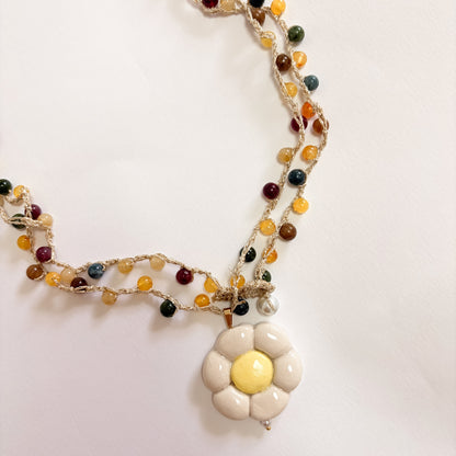 Collar cerámica Margarita