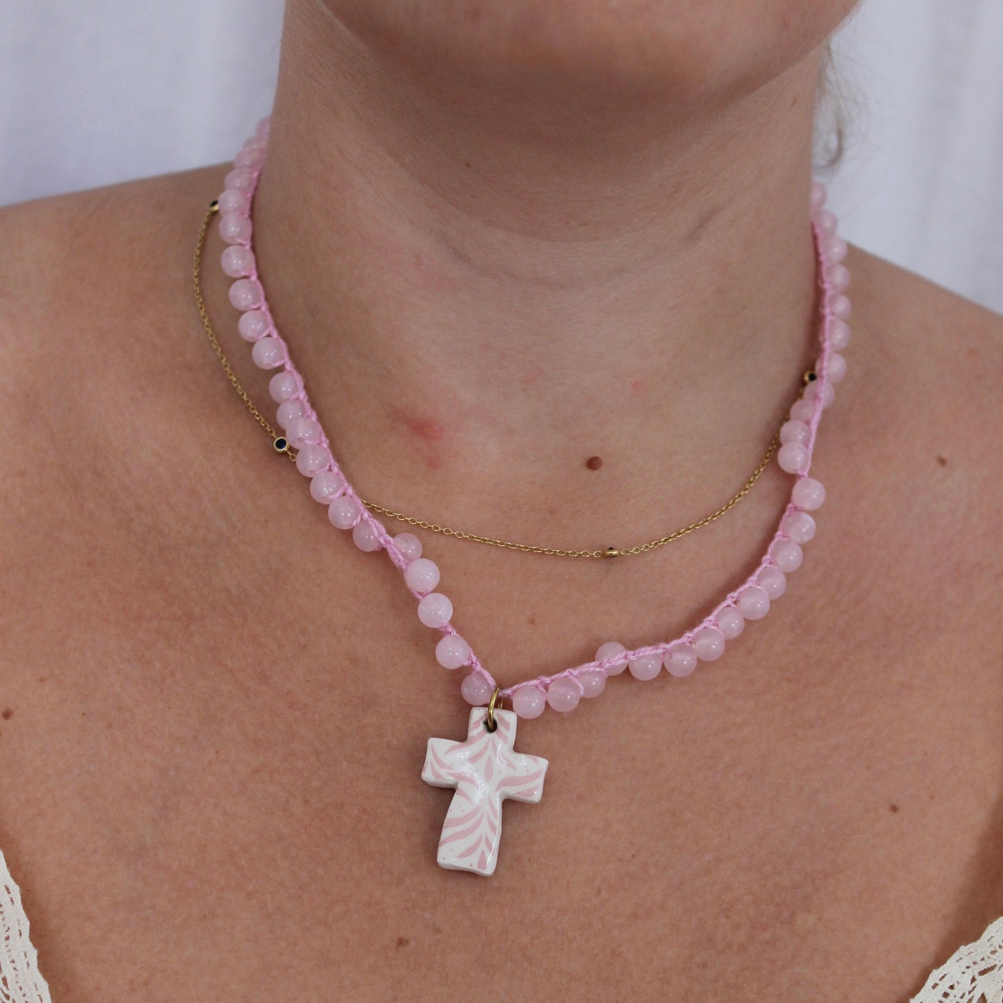 Collar mini cruz