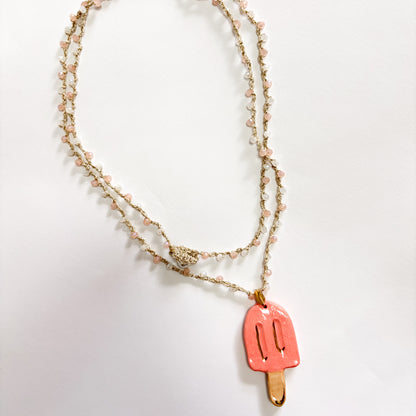 Collar helado naranja