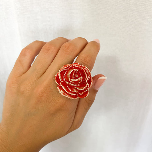 Maxi rosa roja