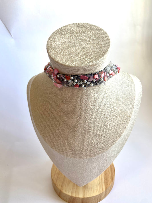 choker rosa